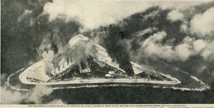 American Task Force makes daring raid on Japanese Base 1200 miles from Tokyo