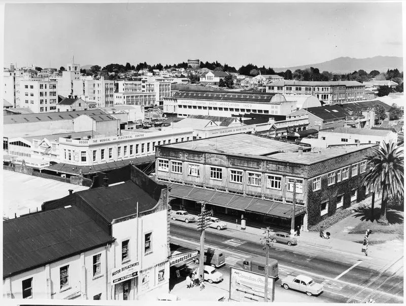 Aerial view of Hamilton CBD
