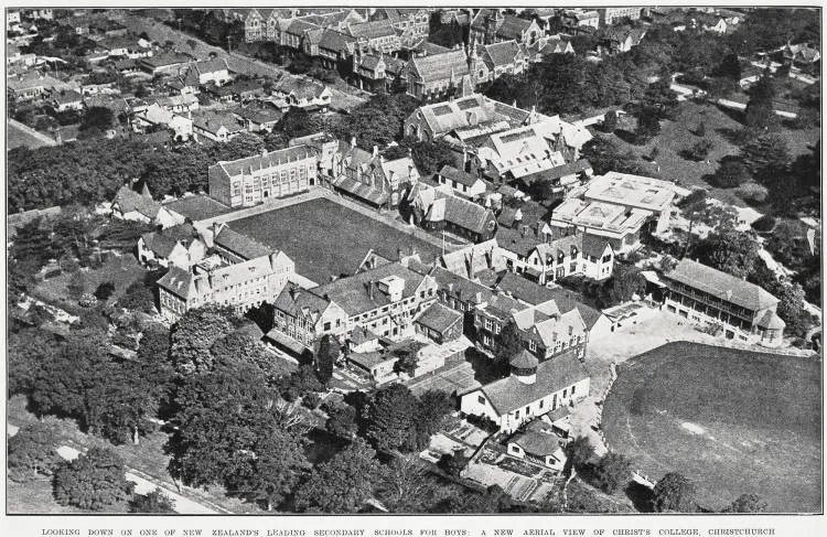 Looking Down On One of New Zealand's Leading Secondary Schools For Boys: A New Aerial View of Christ's College, Christchurch