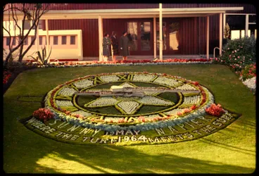 Image: Floral clock, Napier, 1964