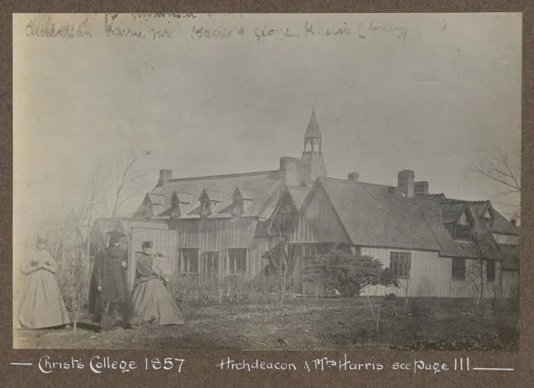 Christ's College, Christchurch, 1857
