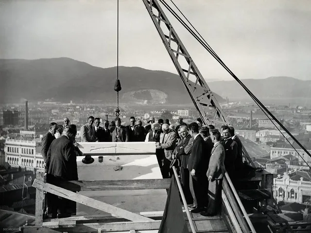 Coping Stone Ceremony, 6 April 1929