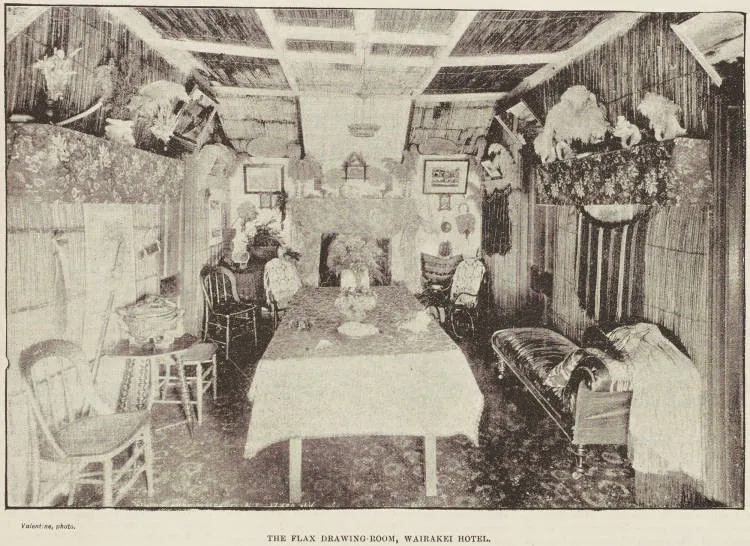 The Flax Drawing-Room, Wairakei Hotel