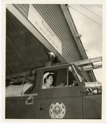 Image: Nancy Wylie, volunteer firefighter