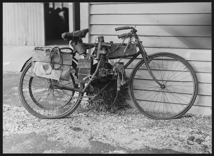 Motorcycle belonging to Richard Pearse
