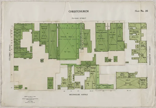 Central city block, sheet no. 26