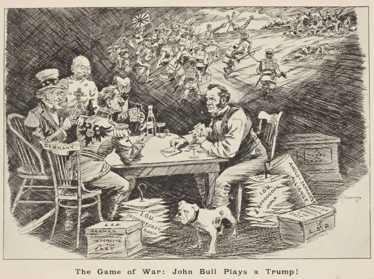 The game of war: John Bull plays a trump