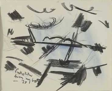 Puketutu, Manukau, 3 lithographs. 2. Image: Puketutu, Manukau, 3 lithographs. 2.