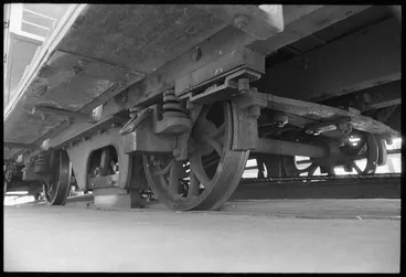 Image: View of running gear of cable car, Wellington