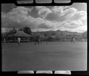 Image: Tennis courts, Ba, Fiji