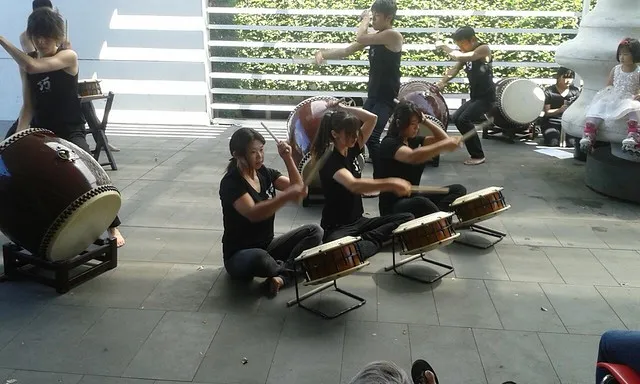 Takumi Japanese drummers - Chinese Lunar New Year festivities at Upper Riccarton Library