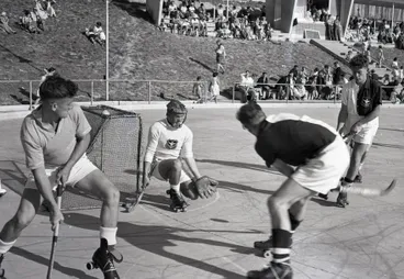 Image: "Speed Thrills in Roller Hockey"