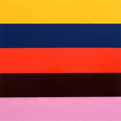 Orange monochrome with four colours