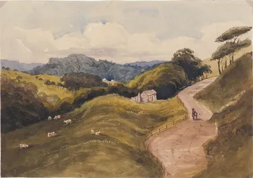 Image: On the Porirua Road, near Crofton.