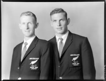 Image: Murray Halberg and Peter Snell, Olympic gold medallists, Rome 1960