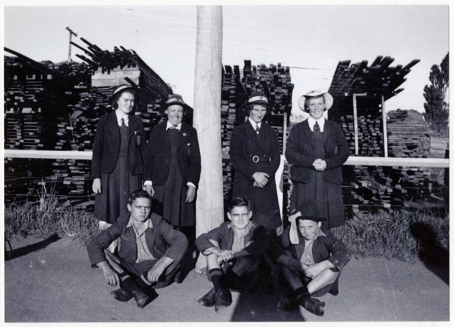 Waiting for the train