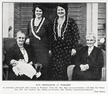 Image: Five generations at Wanganui