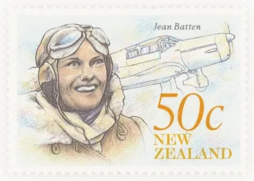 Image: Issued fifty cent 'Heritage - The Achievers' stamp