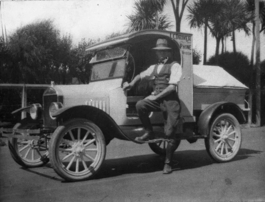 L C Driver and Milk Truck