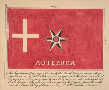 Image: Maori rebel flag: Aotearoa