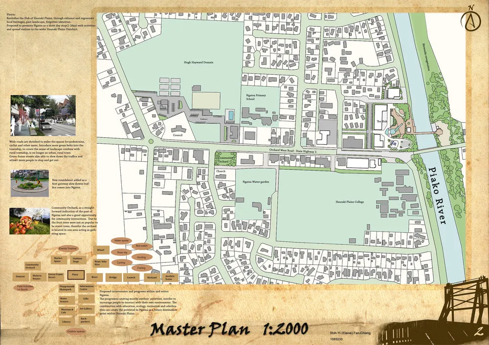 Ngatea Development Plan P2 Master plan