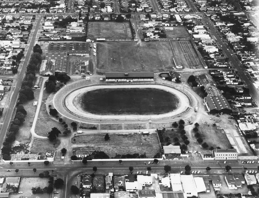 Aerial photograph of Palmerston North Showgrounds