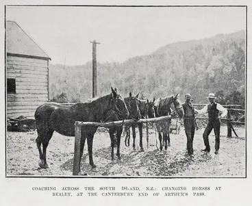 Image: Coaching Across The South Island, N.Z.