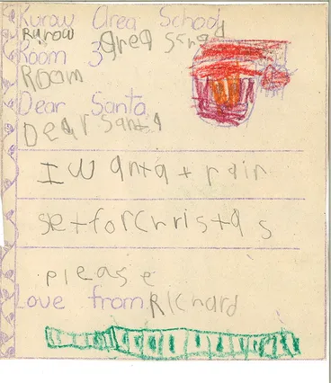 Letter to Santa Image: Letter to Santa