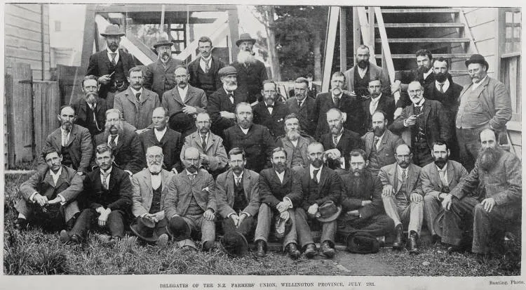 Delegates of the N.Z. Farmers' Union, Wellington Province, July 1901