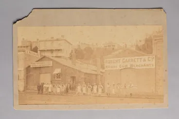 Image: Robert Garrett & Co., Kauri Gum Merchants. Fort Street.