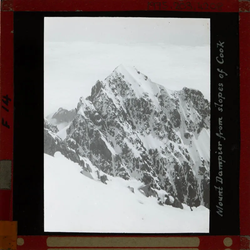 Lantern Slide: Mount Dampier