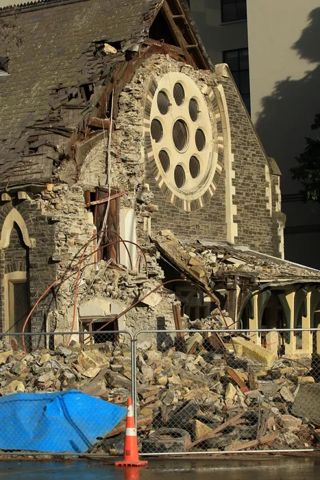 Effects of the Canterbury earthquakes of 2010 and 2011 inside the CBD red zone, 7 July 2011