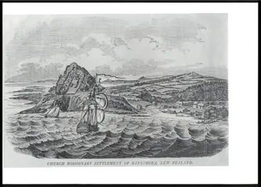 Image: Mission settlement at Rangihoua