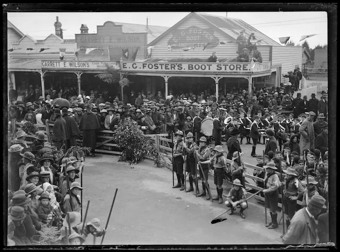 Event in Stratford, Taranaki, during the visit of the Prince of Wales in 1920