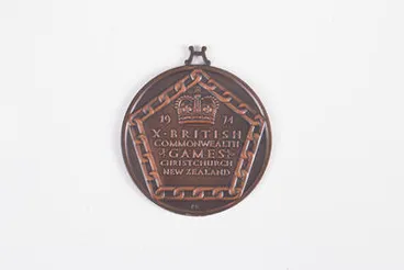 Image: bronze medal, British Commonwealth Games 1974