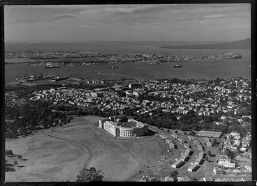 Image: Auckland War Memorial Museum, rear view of exterior, Auckland Domain