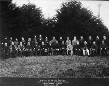 Image: Veterans of the 4th Waikato Regiment