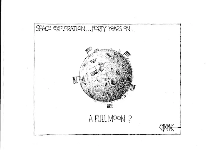 Space exploration... Forty years on... A full moon? 22 July 2009