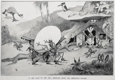 Image: In the days of the moa