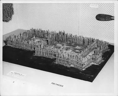 Model of Ohaeawai Pa (made by Lt Col. Wynyard).
