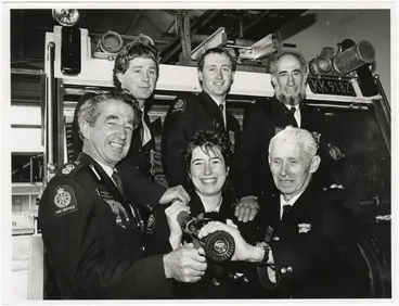 Image: The McNab family, volunteer fire fighters