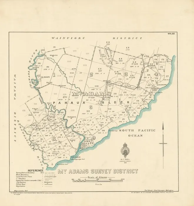 Mt. Adams Survey District [electronic resource] / May Lawson, delt.
