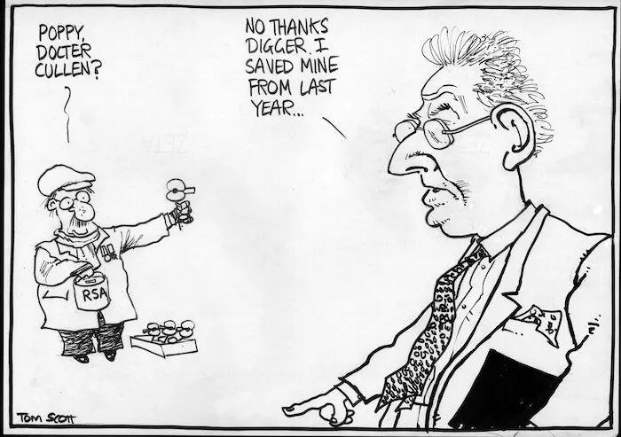 "Poppy, Docter Cullen?" "No thanks, Digger. I saved mine from last year..." 25 April, 2007