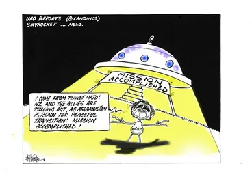 Image: Hubbard, James, 1949- :UFO Reports (& Landings) skyrocket - News. 23 May 2012