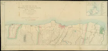Image: Plan shewing coast line from Waitara to Tataraimaka, Province of Taranaki, New Zealand / compiled and lithd. at the Topographical Depot, War Office ; Col. Sir H. James, R.E., F.R.S. &c., director.