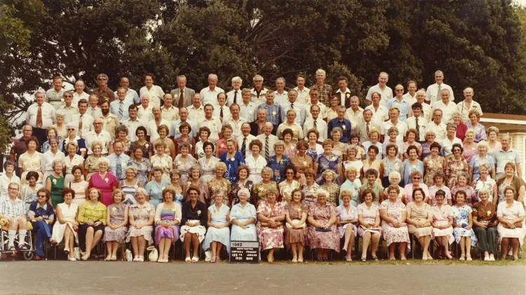 School reunion, Papatoetoe, 1982