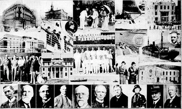 Image: I.—Bank of New Zealand (Wellington branch) celebrated seventy- 3.—The Right Hon. G. W. Forbes and the Hon. R. Masters reprefirst anniversary. scnted New Zealand at World Economic Conference, held in London. 2.—Wellington Girls' College celebrated ils jubilee. 9.—Mrs. E. R. McCombs, first woman elected to New Zealand 3.—The Governor-General, with Lady Bledisloe, visited the Islands. Parliament. 'I.—Antarctic exploration ship Wyatt Earp arrived in New Zealand. 10.—Australian Universities Rugby team visited New Zealand. s.—Lincoln Ellsworth, commander of the Wyatt Earp Antarctic 11.—Australian cruisers Canberra and Australia visited New Zealand. Expedition. 12.—New coinage brought into use. . ~ 0.—Wellington District Ambulance's new building opened. , 13.—American Antarctic exploration ship Jacob Ruppert arrived. ' 7.—Work on new Railway Station -at ■"Wellington commenced. -14.—Admiral Richard Byrd, commander Antarctic expedition. 15.—The Southern Cross, commanded by Sir Charles Kingsford Smith, flew from Australia to New Zealand and back. 16.—Ellsworth Vines and other international tennis players visited New Zealand. 17.—Weir House opened for use of University students. 18.—M.C.C. team, captained by D. R. Jardinc, played cricket Tests in the Dominion. 19.—Golden Harvest went' ashore onx Barrett's Reef, afterwards floated off. 20.—Miss Rogers (left) anil Mrs. Ulm, first women to fly across Tasman Sea. 21.—New Home of Compassion opened at Silver stream. Notable New Zealanders who have died during the year: (22) Sir Thomas Sidey; (23) the Hon. G. M. Thomson; (24) J. McComfc, M.P.; (25) W. E. Bidwill; (26) Professor A. C. Patcrson: (27) J. W. Joynr; (28) Father Mahoney; (29) Lady Parr; (30) H. E. Holland, M.P.; (31) Sir;. Alexander Gray. (Evening Post, 30 December 1933)