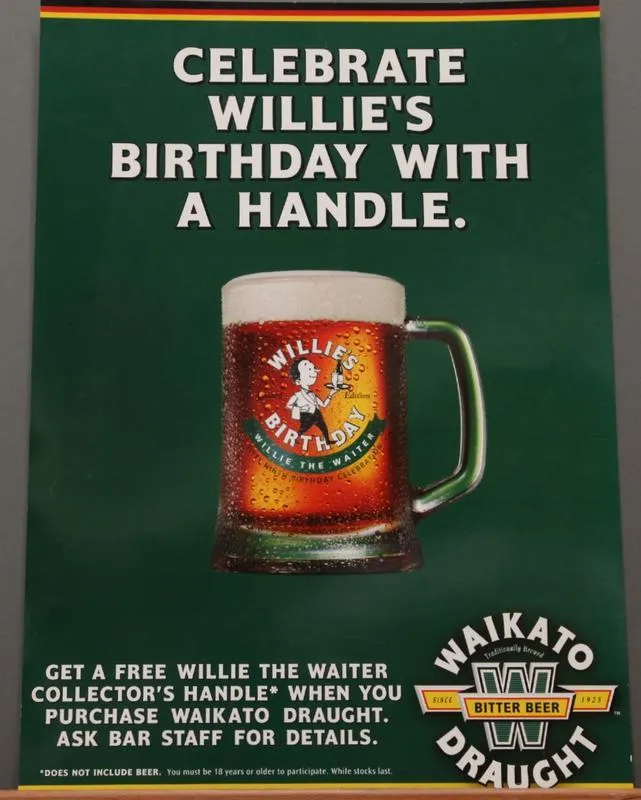 Poster – 'Celebrate Willie's Birthday With A Handle'