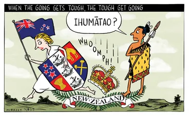 Image: When the going gets tough, the tough get going