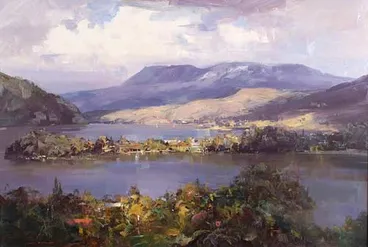 Image: Lake Okareka and Mt Tarawera